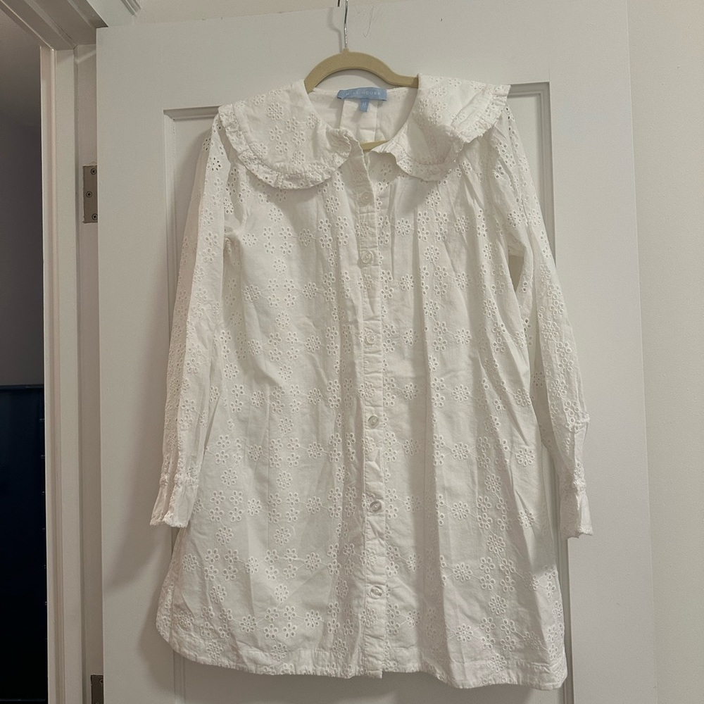 Hill house white lace Evelyn dress. Size S